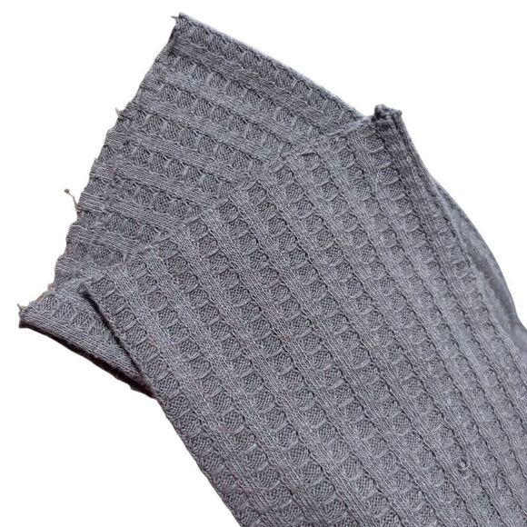 CHASER Thermal Waffle Knit Long Sleeve Tee Pullover Top S Solid LS T-Shirt Tunic - Picture 3 of 5